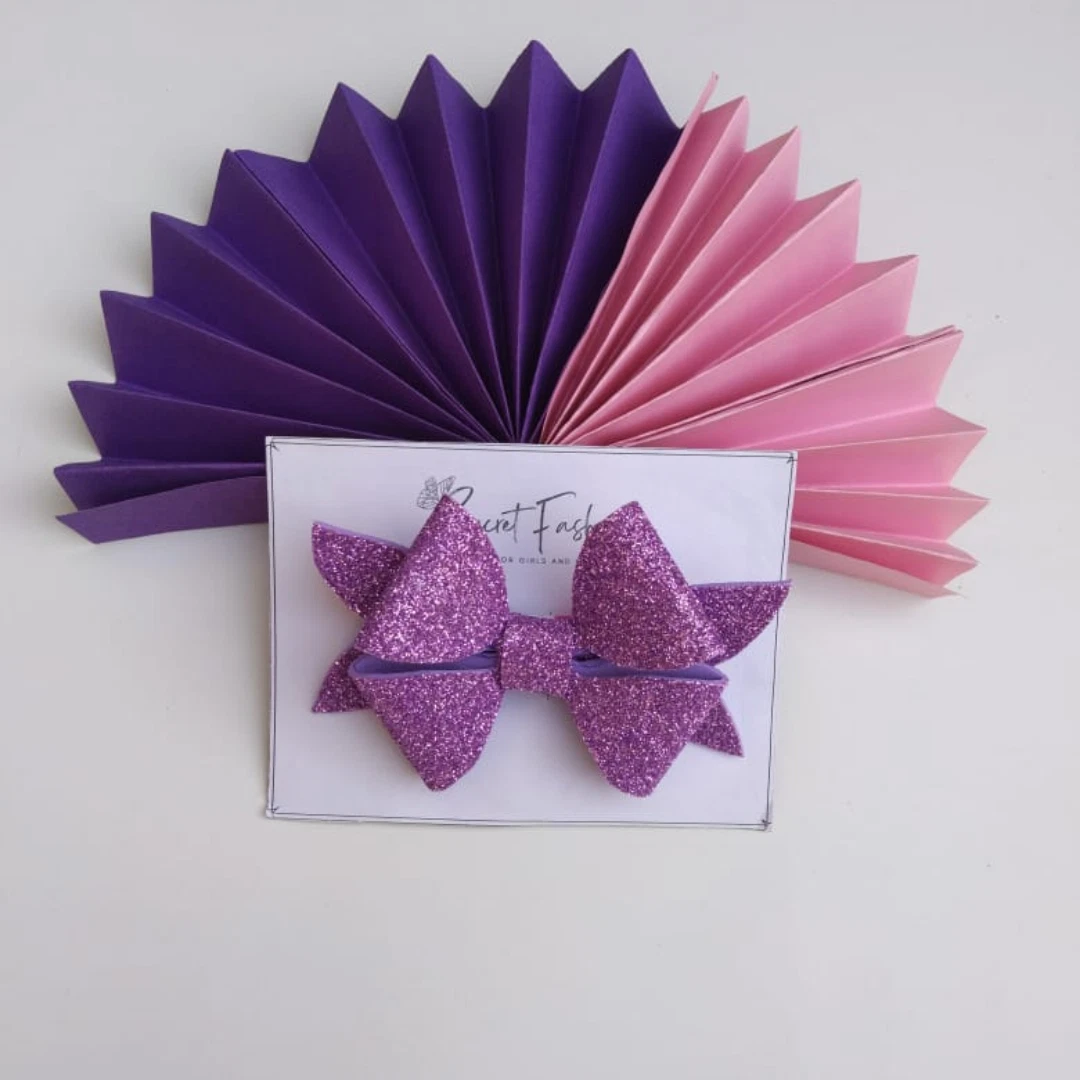 Bling sparkly handmade hair bow hair clip fashionable hair