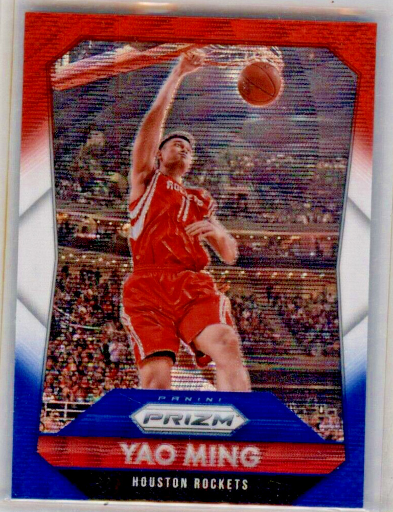 2015-16 Panini Prizm Red White Blue Prizm Yao Ming #262 HOUSTON ROCKETS