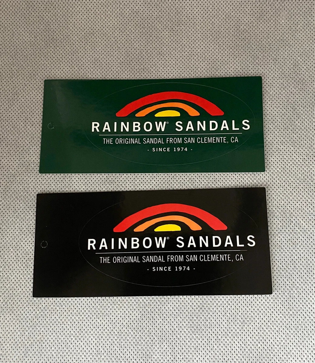 Sandals with sale rainbow logo