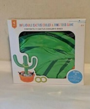 Inflatable Cactus Cooler and Ring Toss Game Three Rings by Ankyo