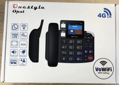 Onestyle Opal GSM-Seniorentelefon, Großtastentischetelefon, WIFI, DUAL-SIM