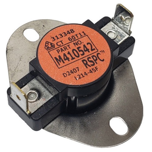 Commercial Dryer Thermal Limit 214°F Thermostat L214-45F M410542 TU20455 Orange - 第 1/3 張圖片