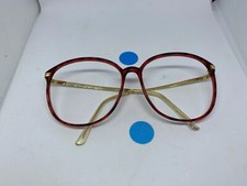 Vintage Revlon Gold Tortoiseshell Eyeglasses Frames 76A20