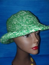 Crochet Hat Hippie Vintage Retro Beach Homemade