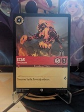 Disney Lorcana Scar Fiery Usurper 122/204 Common NON-Foil Card