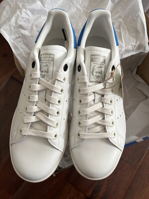 Size 7 1/2- adidas Stan Smith Low White Blue New
