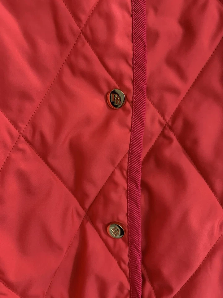 Chaqueta acolchada forrada con logotipo rosa vintage de mujer DOONEY & BOURKE talla L Foto 4 de 4