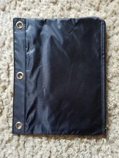 USA Seller BLACK 3 Ring Pencil Pouch - For Standard Binders - New
