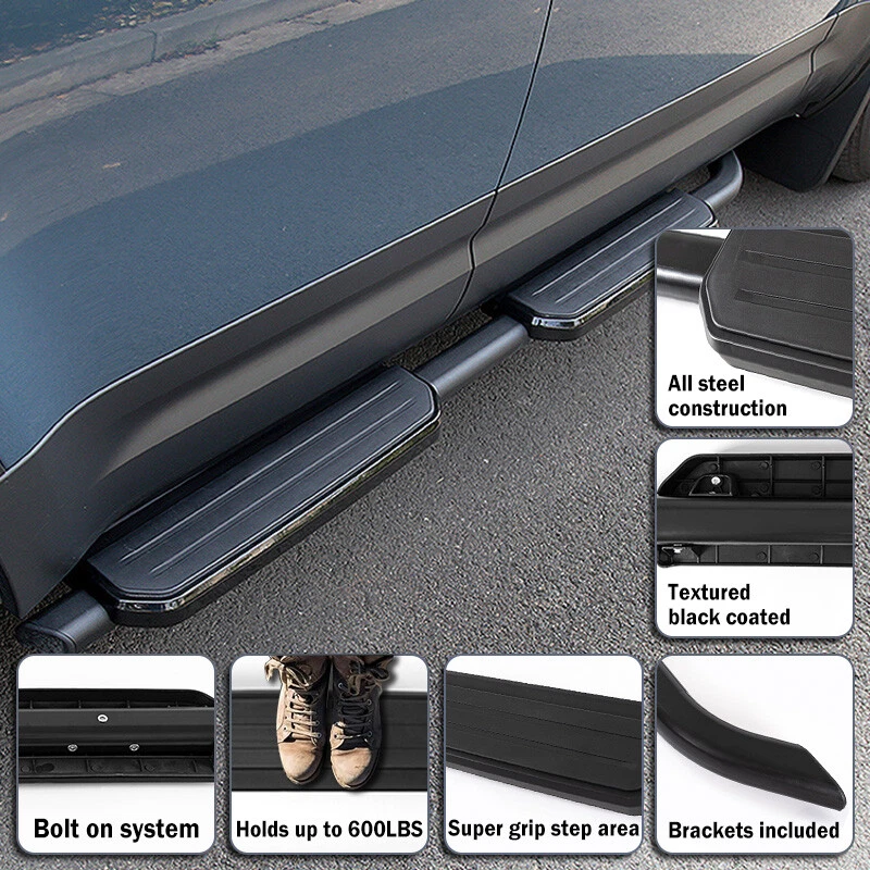 Running Boards For Land Rover Defender 110 4-Door 2020-2023 Side Steps Nerf Bar - Image 3 of 4