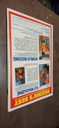 Boxing Magazine Mike Tyson Thomas Oct 1987 RARE Cover - Picture 2 of 2
