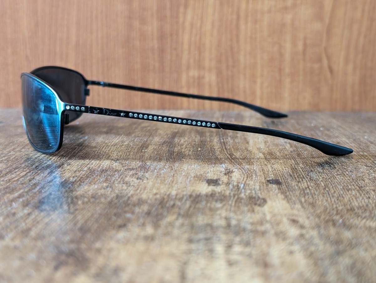 VINTAGE CHRISTIAN DIOR HARD DIOR 2 SUNGLASSES MADE IN ITALY