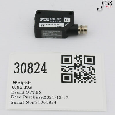 30824 OPTEX BACKGROUND SUPPRESSION LASER, 1108S (NEW) BGS-ZL10CP