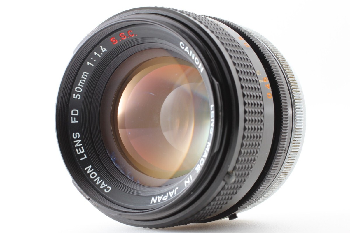 N MINT】 Canon F-1 Early Black 35mm Film Camera FD 50mm f1.4