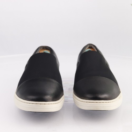 Via Spiga Womens Morgan Slip On Shoe Size 9 Black Leather Elastic Casual Loafer - Picture 2 of 15