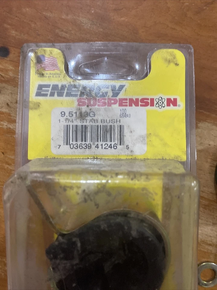 "3 bujes de barra estabilizadora universales sin grasa Energy Suspension 9-5113G 1 1/4"" B15" Foto 4 de 4
