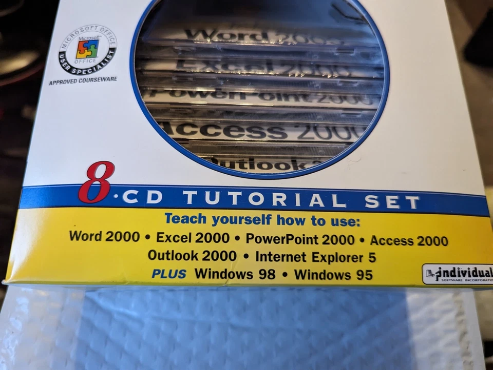 Microsoft Office 2000 PLUS - Professor Teaches - 8 CD set BRAND NEW NOS - Image 2 of 2