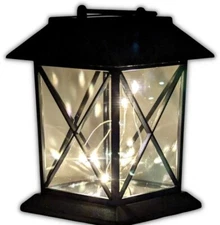 Solar Hook Lantern, Garden Collection Outdoor Decorations