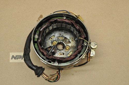 Vintage OEM Yamaha DS7 R5 RD250 RD350 Stator Magneto Points Assembly - Picture 6 of 7