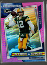2021 Rookies and Stars Airborne Pink #7 Aaron Rodgers /75 