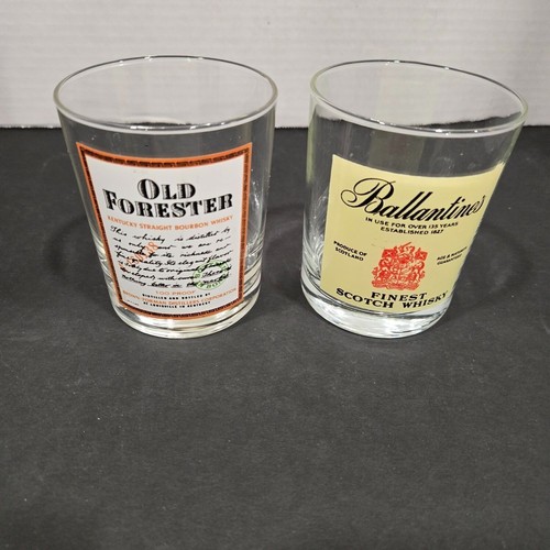 SET OF 2 SCOTCH WHISKY & BOURBON COCKTAIL GLASSES 3.75" TALL - Picture 4 of 5