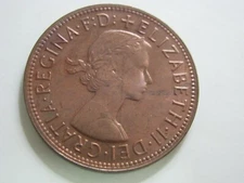 Australia Penny 1964 Melbourne GEM Choice UNC Attractive R/B Coin #64RB1