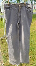 Vintage Vtg Men's On Time by Prime Time Gray Jeans - Waist 36 Inseam 36