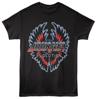 Journey Evolution Art Men's T Shirt Rock Band Music Merch