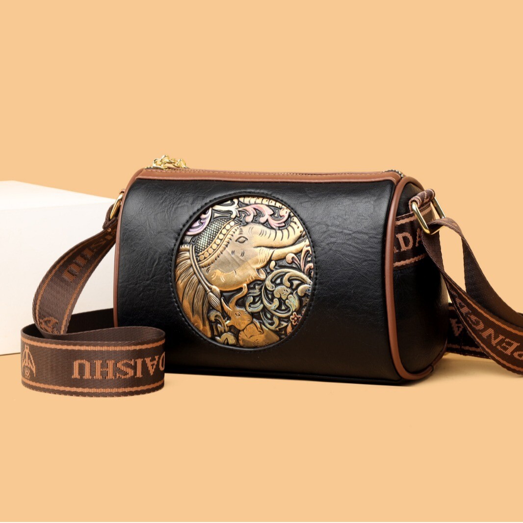 Embossed Premium Shoulder Bag - Stylish Versatile Messenger Bag for Any Occasion