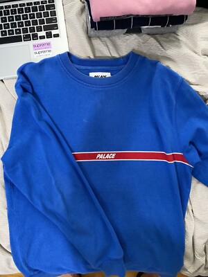 【Palace Skateboards】320LINES CREW スウェットブルー【1131】 s-l400.jpg