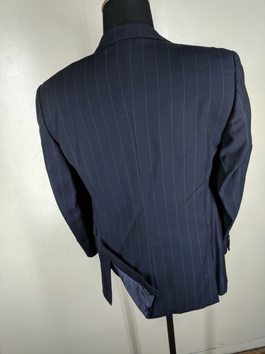 ERMENEGILDO ZEGNA Vintage 100% Wool Sport Coat 2 Btn 2 Vents 38 R-Fit-38-40 Reg - Picture 6 of 8