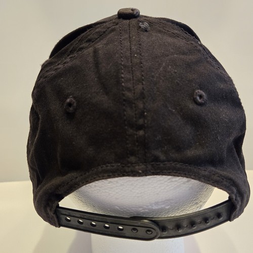Vintage Cat Caterpillar Hat Snapback Black Trucker Cap - Picture 3 of 7