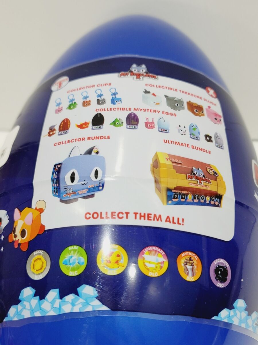 Pet Simulator X Blue 6 Inch Mystery Egg with Plush & DLC Code