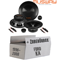Musway Lautsprecher FüR Ford KA Front TüR Boxen 16Cm System PKW Auto Einbauset