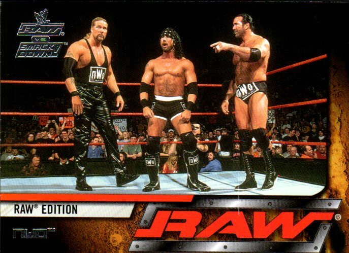 2002 Fleer WWE Raw vs. Smackdown Edition Wrestling Card #64 NWO Hall Nash X-Pac 