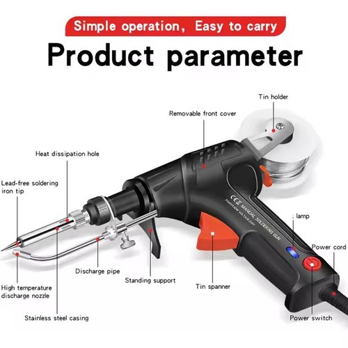 Herramientas de soldadura láser + industriales con calefacción interna, \soldador de mano-pistola- - Imagen 3 de 24