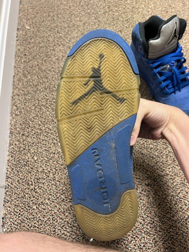 Nike Air Jordan Retro V 5 "Royal Blue Suede" Men's US 136027-401 Size 9.5 Men - Picture 10 of 22