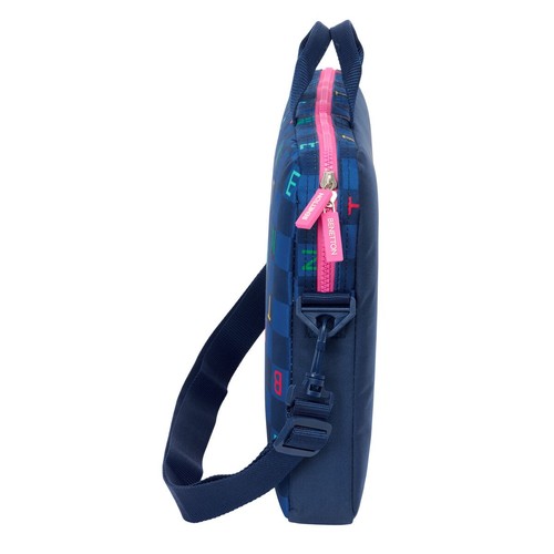 Laptoptasche Benetton Damero Marineblau 40 x 27 x 4 cm - Afbeelding 3 van 3