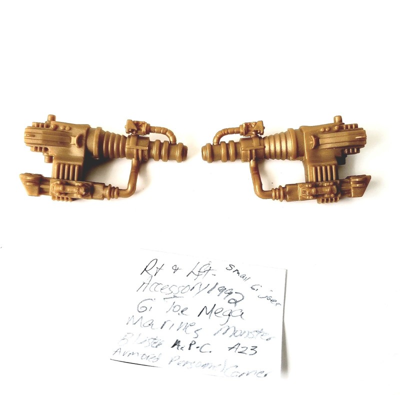 GI Joe~1992-TWO- Monster Blasters A.P.C.~Side Gun Vehicle Part~ARAH~