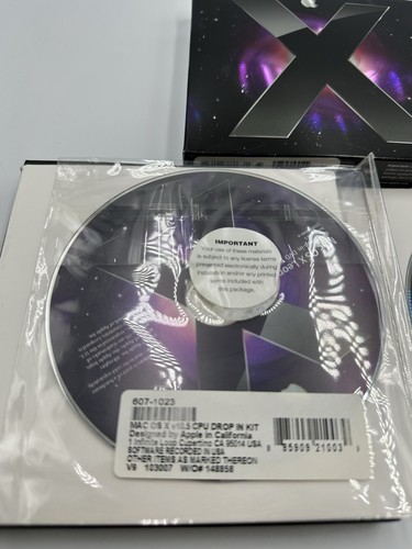 Apple Mac OS X Leopard Version 10.5 Install DVD Disk with Manual For Sale!!! - Photo 7/10