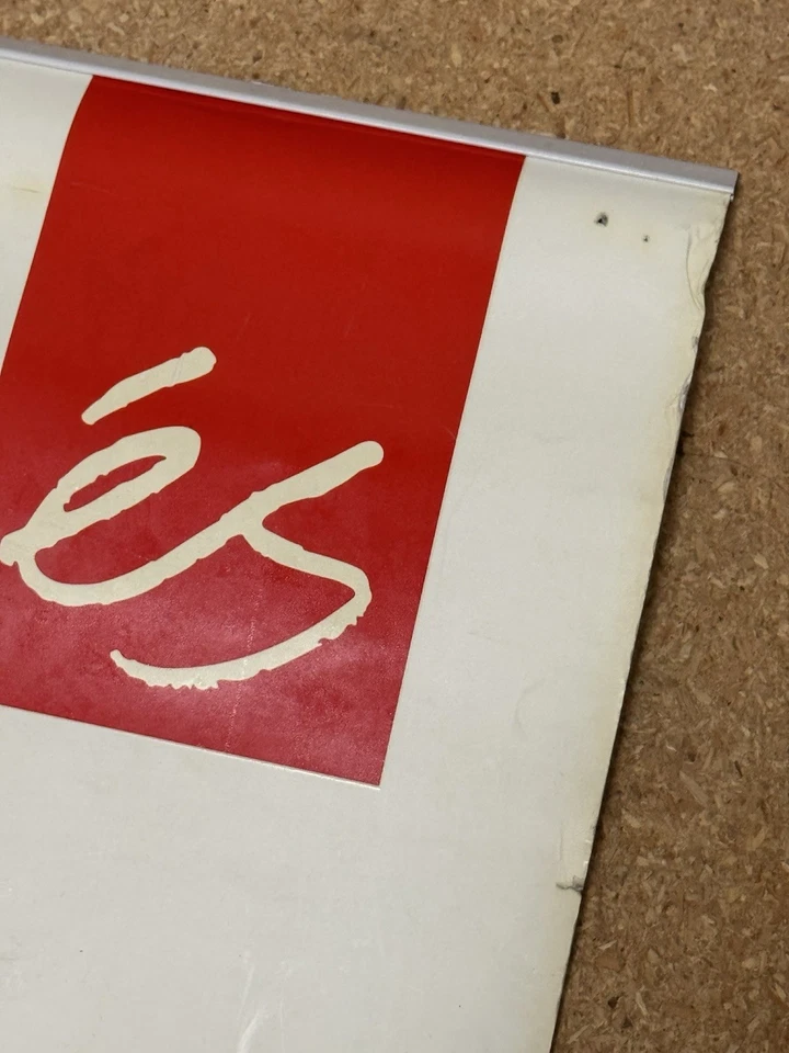 Cartel fotográfico de calzado vintage ERIC KOSTON eS pancarta 4 pies SUPER RARO patín eS Foto 4 de 4