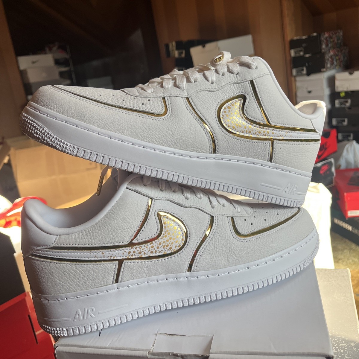 Nike Air Force 1 By Cristiano Ronaldo CR7 Nike ID Gold DN2501 991