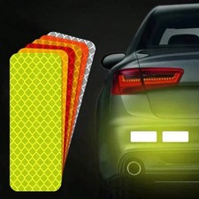 10pcs Reflective Safety Stickers - Waterproof Tape for Bike, Car, Motorcycle-NEW