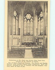 Divided-Back ST. JOHN THE DIVINE CHURCH SCENE New York City NY : 60k cards L5035