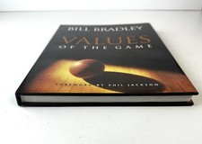 1998 VALUES OF THE GAME BOOK BY BILL BRADLEY - SIGNED COPY HARDCOVER EUC