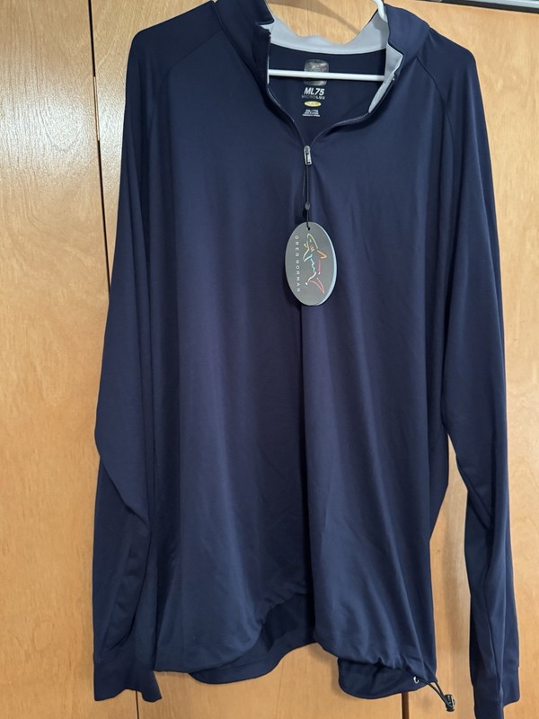 Greg Normal New with Tags Men’s XXL Navy Blue Pullover Sweatshirt NWT 2X