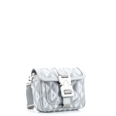 Christian Dior Hit the Road Flap Crossbody Bag CD Diamond Coated