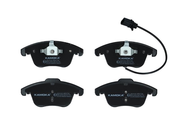 Kamoka Bremsbelagsatz Scheibenbremse JQ101231 FüR Audi B8 8K2 A4 8K5 Avant A5-image