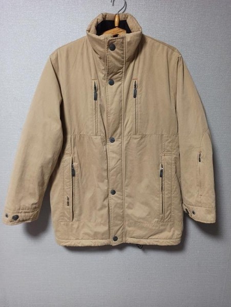 Men Bugatti Jacket Beige Cotton L