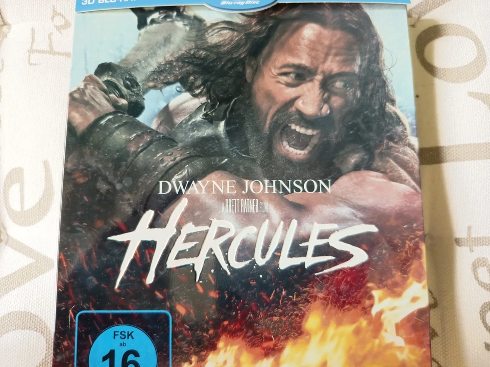 ‼️Hercules - 3D Limited Steelbook Geprägt Blu-Ray + 2D Version + Bonus Disc‼️Top - Bild 3 von 4