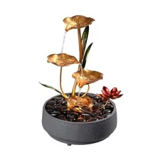 Indoor Tabletop Fountain Exquisite Meditation Desk Water Fountain Decorative 